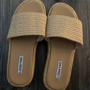 Women's Tan Espadrille Sandals